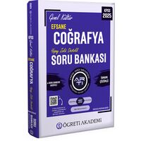 Pegem 2025 KPSS Efsane Coğrafya Çözümlü Soru Bankası