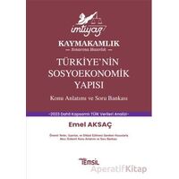 İmtiyaz Türkiyenin Sosyoekonomik Yapısı Konu Anlatımı ve Soru Bankası - Emel Aksaç - Temsil Kitap