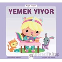Küçük Unicorn Yemek Yiyor - Nathalie Belineau - 1001 Çiçek Kitaplar
