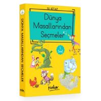 1. Sınıf Dünya Masallarından Seçmeler (Düz Yazı) 10 Kitaplık Set Pinokyo Yayınları
