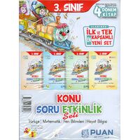 Puan 3.Sınıf Tüm Dersler Konu Soru Etkinlik Seti