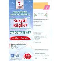 Bulut 7.Sınıf Sosyal Bilgiler Yaprak Test