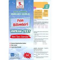 Bulut 5.Sınıf Fen BilimleriYaprak Test