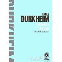 Sosyoloji Dersleri - Emile Durkheim - Cem Yayınevi