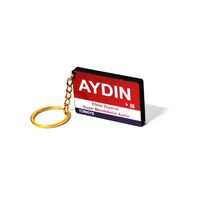 Aydın (09) Ahşap Anahtarlık