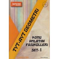 Kartezyen TYT AYT Geometri Konu Anlatım Fasikülleri Set 1 Turuncu Seri 2018-2019
