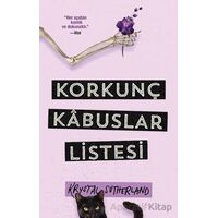 Korkunç Kabuslar Listesi - Krystal Sutherland - Martı Yayınları