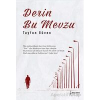 Derin Bu Mevzu - Tayfun Güven - İkinci Adam Yayınları