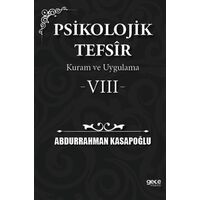 Psikolojik Tefsîr Kuram ve Uygulama 8 - Abdurrahman Kasapoğlu - Gece Kitaplığı