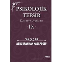 Psikolojik Tefsîr Kuram ve Uygulama 9 - Abdurrahman Kasapoğlu - Gece Kitaplığı