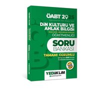 Yediiklim 2025 Din Kültürü Ve Ahlak Bilgisi Öğretmenliği Çözümlü Soru Bankası