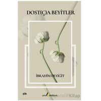 Dost(ç)a Beyitler - İbrahim Eryiğit - Çıra Yayınları