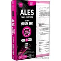 2025 ALES Çek Kopart Yaprak Test - Kollektif - Pegem Akademi Yayıncılık
