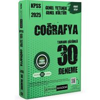 Pegem 2025 KPSS Coğrafya Tamamı Çözümlü 30 Deneme