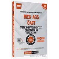 2025 MEB-AGS-ÖABT Türk Dili ve Edebiyatı Öğretmenliği Konu Anlatımlı