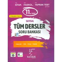 11.Sınıf Tüm Dersler Soru Bankası Sayısal Karekök Yayınları