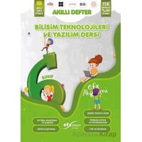 6.Sınıf Bilişim Teknolojileri ve Yazılım Dersi Akıllı Defter Efx Akademi Yayınları