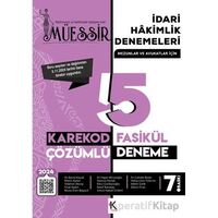 Müessir İdari Hakimlik Denemeleri- 2024 Karekod Çözümlü - Kolektif - Kuram Kitap