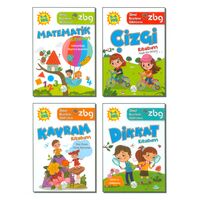 5-6 Yaş Zihinsel Becerilerimi Geliştiriyorum 4 Kitap Kukla Çocuk