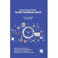 İşletme İktisadı Yönüyle İşletme Performans Analizi - Sinan Aslan - Gazi Kitabevi