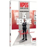 Yargı Yayınları 2025 KPSS Tamamı Çözümlü Tarih 15 Deneme