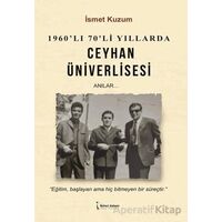 Ceyhan Üniverlisesi - İsmet Kuzum - İkinci Adam Yayınları