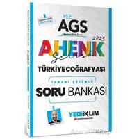 Yediiklim 2025 MEB AGS Türkiye Coğrafyası Tamamı Çözümlü Soru Bankası