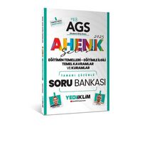 Yediiklim 2025 MEB AGS Eğitimin Temelleri - Eğitimle İlgili Temel Kavramlar ve Kuramlar