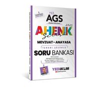 Yediiklim 2025 MEB AGS Ahenk Serisi Mevzuat - Anayasa Soru Bankası