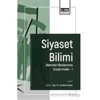 Siyaset Bilimi Alanında Uluslararası Araştırmalar I