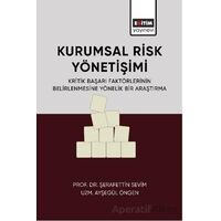 Kurumsal Risk Yönetişimi - Şerafettin Sevim - Eğitim Yayınevi - Bilimsel Eserler