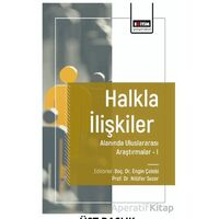 Halkla İlişkiler Alanında Uluslararası Araştırmalar I
