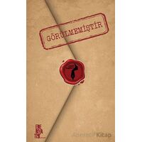 Görülmemiştir - Yücel Cüre - Edebiyatist