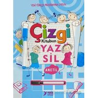 Çizgi Kitabım Yaz Sil Yazı Defteri Anetil - Kolektif - Yuva Yayınları