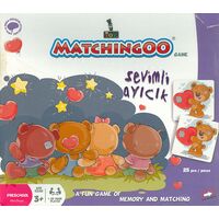 Sevimli Ayıcık Eşleştirme Kartları Matchingoo