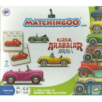 Klasik Arabalar Serisi 1 Eşleştirme Kartları Matchingoo