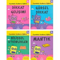 5+ Yaş Oyunlarla Kodlama Eğitimi (4 Kitap) Floki Çocuk