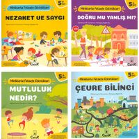5+ Yaş Miniklerle Felsefe Etkinlikleri (4 Kitap) Floki Çocuk