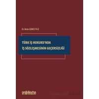 Türk İş Hukukunda İş Sözleşmesinin Geçersizliği - Beste Gemici Filiz - On İki Levha Yayınları