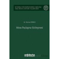 Miras Paylaşma Sözleşmesi - Semra Fırıncı - On İki Levha Yayınları