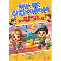 Bak Ne Çiziyorum - Harflerden Eğlenceli Çizimler - Serhat Filiz - Bookalemun Yayınevi