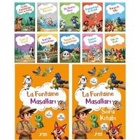 La Fontaine Masalları (10 Kitap) - Ülkü Duysak - Yuva Yayınları