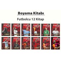 Futbolcu Boyama Kitabı (12 Kitap) Karnaval Çocuk