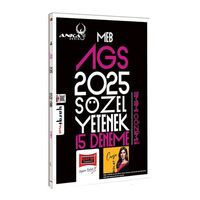 Yargı Yayınları 2025 MEB-AGS Anka Serisi Sözel Yetenek Tamamı Çözümlü 15 Deneme