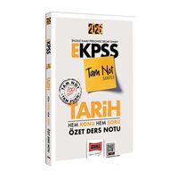 Yargı Yayınları 2026 E-KPSS Tam Not Serisi Tarih Hem Konu Hem Soru Özet Ders Notu