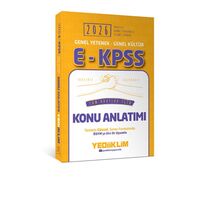 Yediiklim Yayınları 2026 E - KPSS Genel Yetenek Genel Kültür Tüm Adaylar İçin Konu Anlatımı