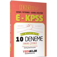 2026 EKPSS Genel Yetenek Genel Kültür Tüm Adaylar İçin Tamamı Çözümlü 10 Deneme