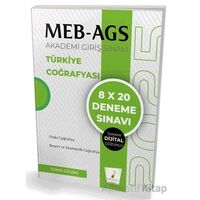 MEB - AGS Hazırlık Türkiye Coğrafyası 8x20 Tamamı Dijital Çözümlü Deneme Sınavı