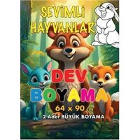Sevimli Hayvanlar Dev Boyama - Kollektif - Kabile Çocuk