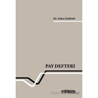 Pay Defteri - Zehra Yaman - On İki Levha Yayınları